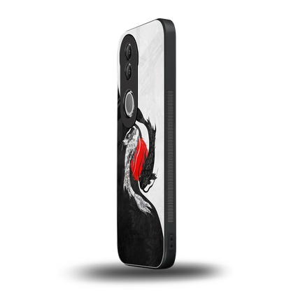 Balanced Swim vivo v50 mobile cover | shockproof glass phone case