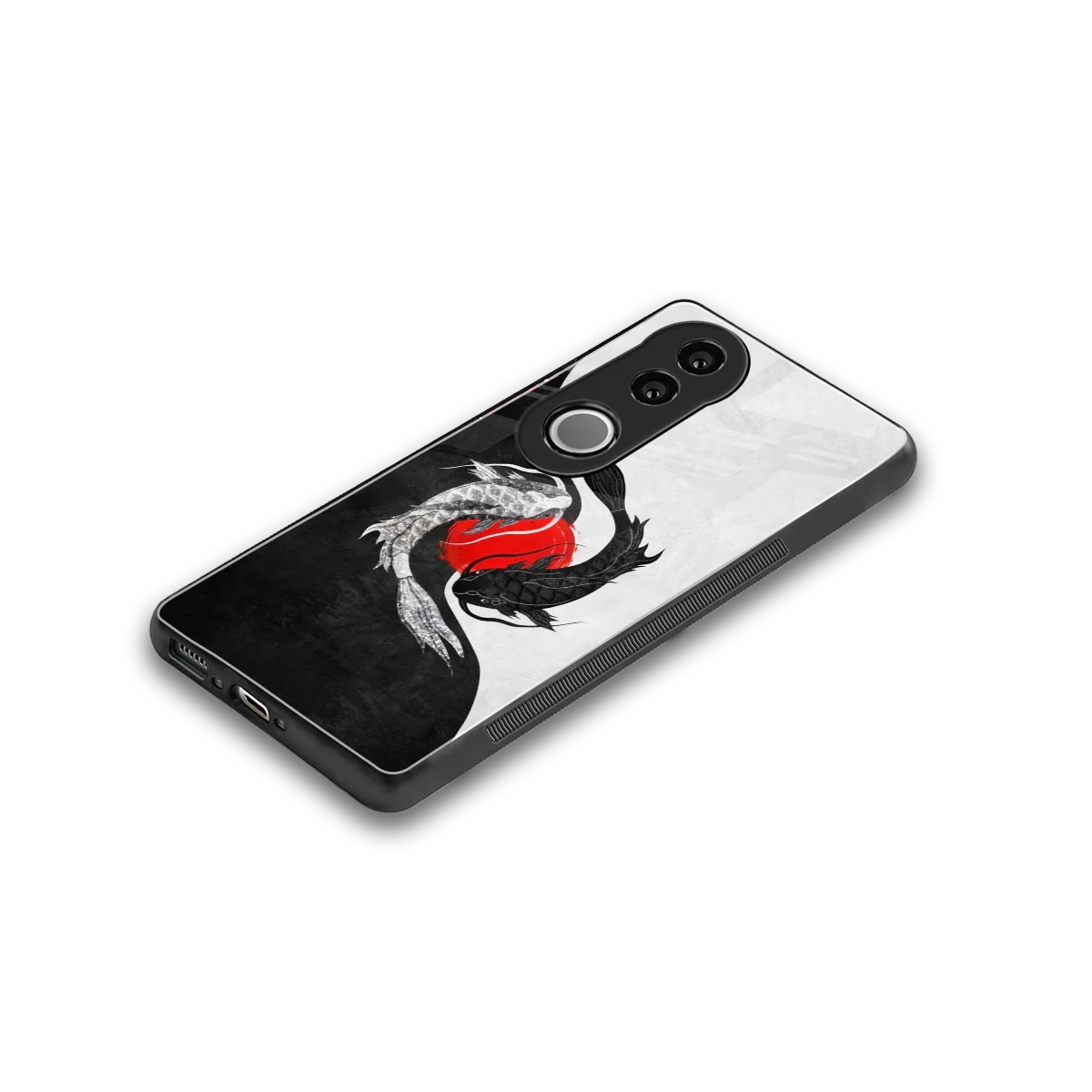 Balanced Swim stylish phone case for vivo v50 | glossy glass and slim fit