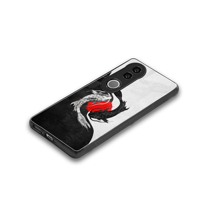 Balanced Swim stylish phone case for vivo v50 | glossy glass and slim fit