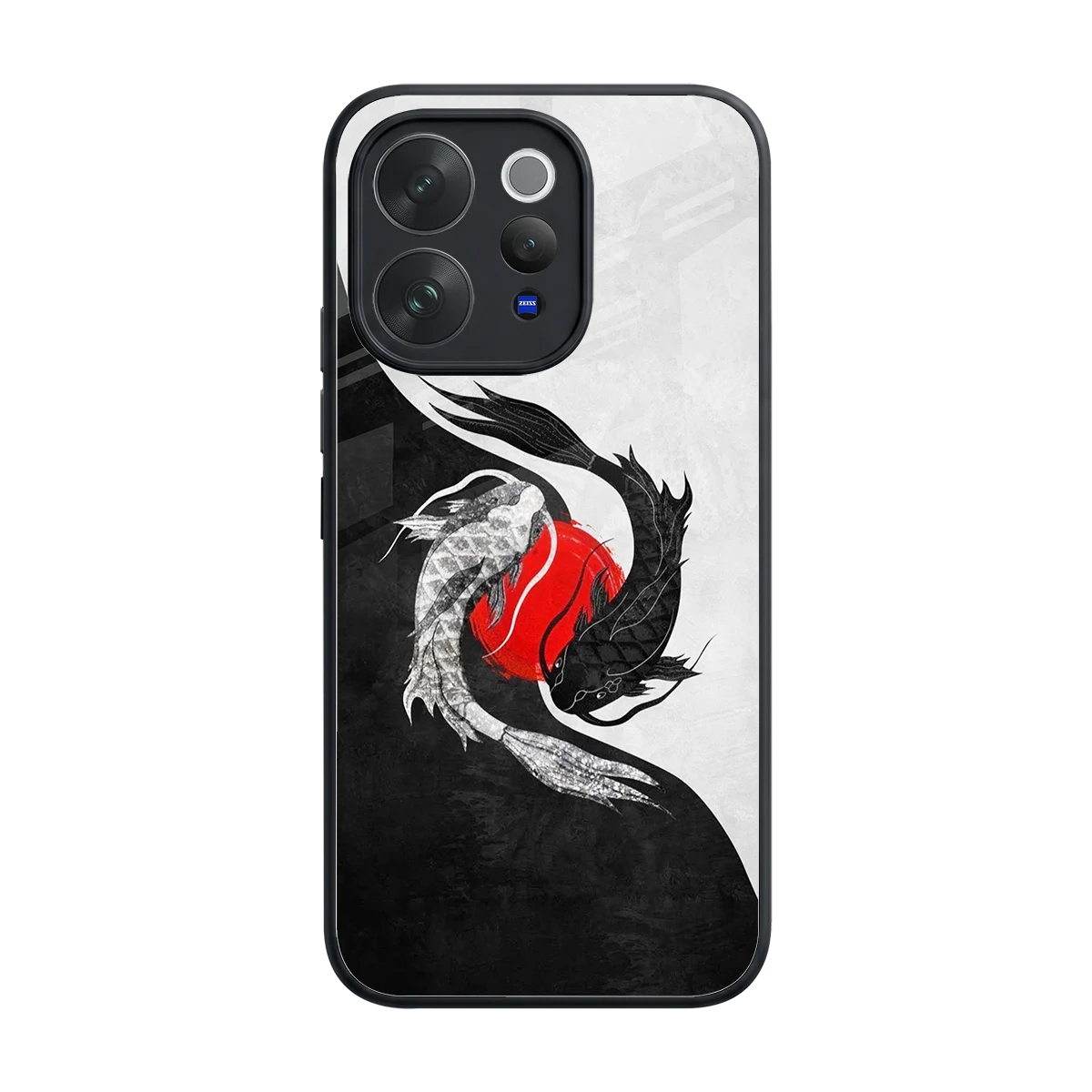 Balanced Swim back phone cover | glass case for vivo v70