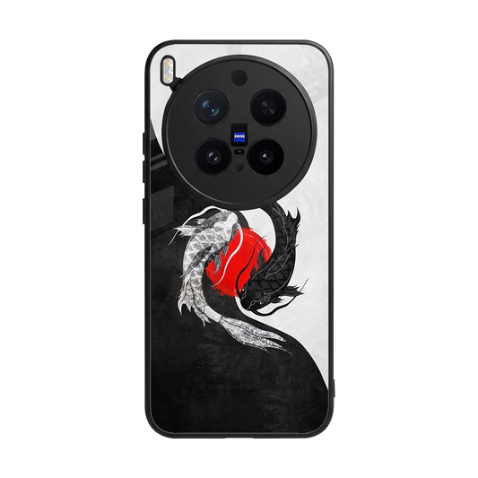 Balanced Swim back phone cover | glass case for vivo x300 pro