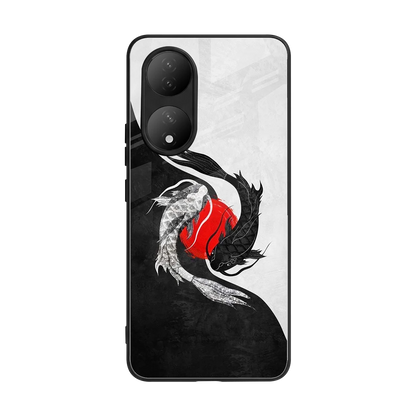 Balanced Swim back phone cover | glass case for Vivo-y100