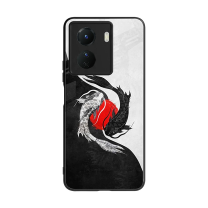 Balanced Swim back phone cover | glass case for vivo y16