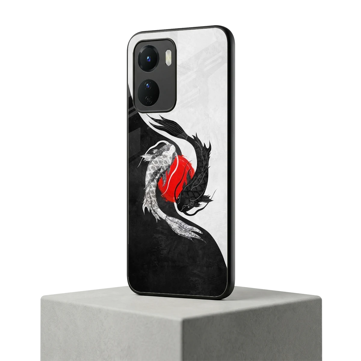 Balanced Swim vivo y16 mobile cover | shockproof glass phone case