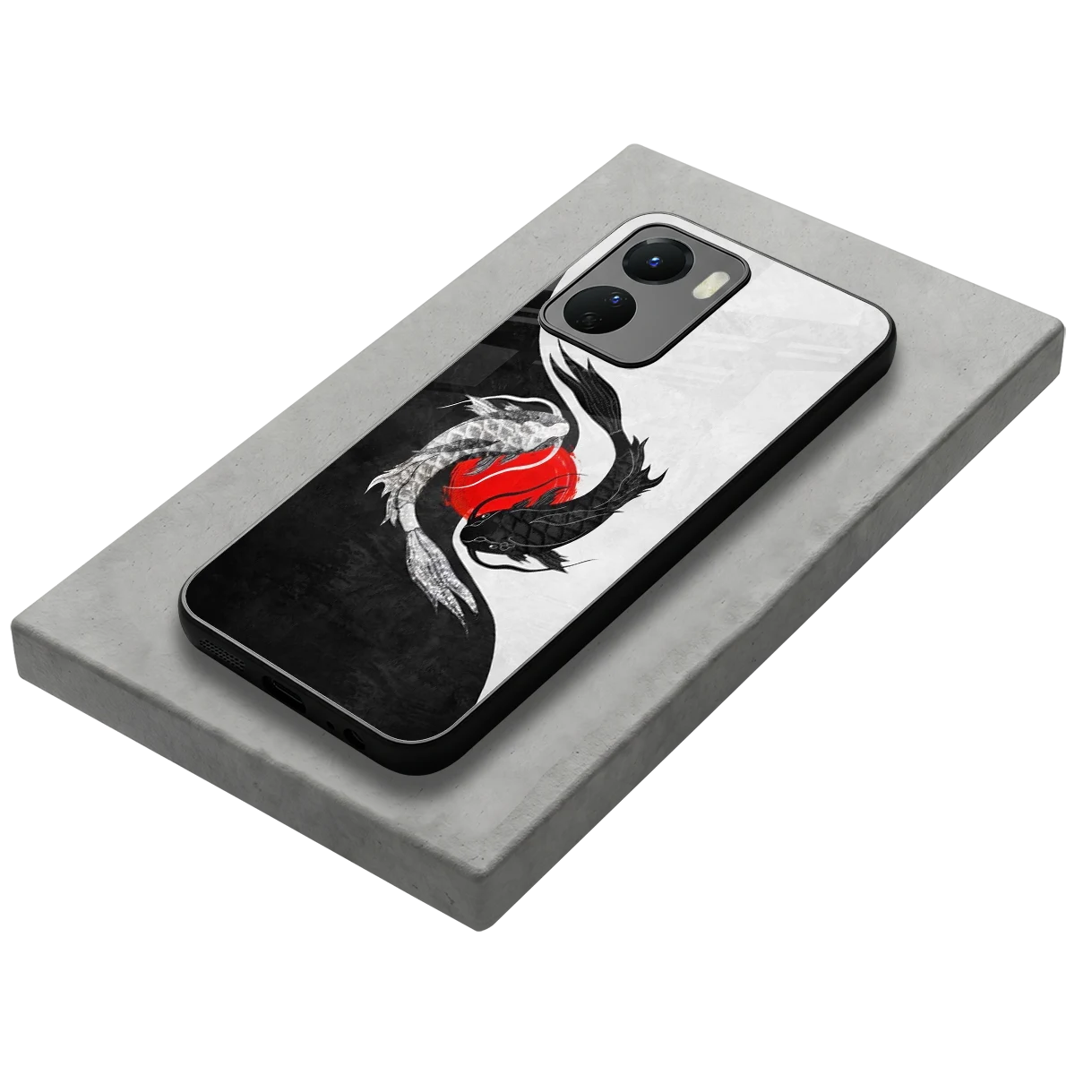 Balanced Swim stylish phone case for vivo y16 | glossy glass and slim fit
