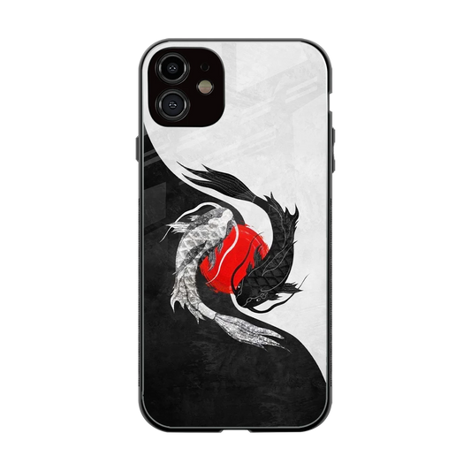 Balanced Swim back phone cover | glass case for iphone 12