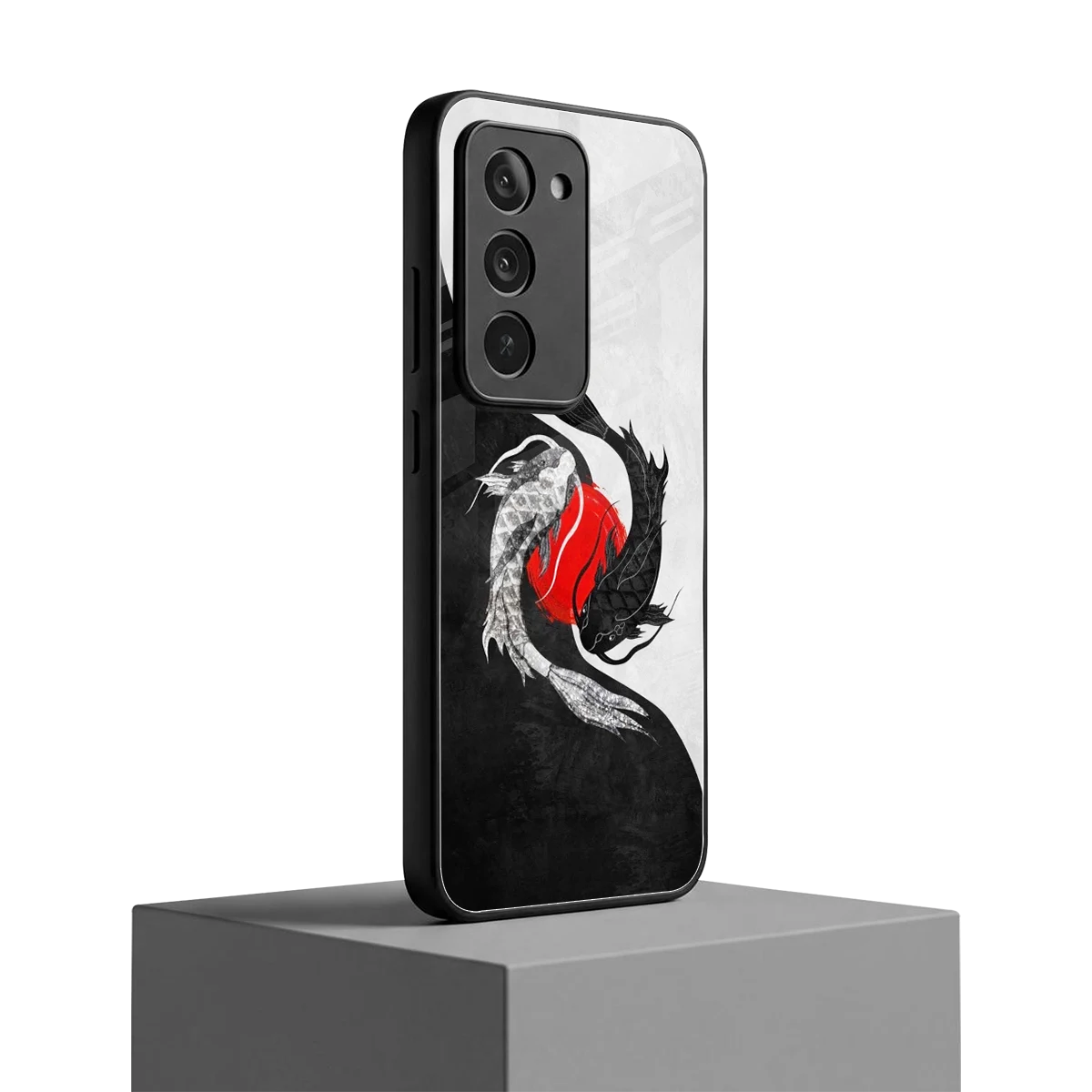 Balanced Swim redmi 15 5g mobile cover | shockproof glass phone case