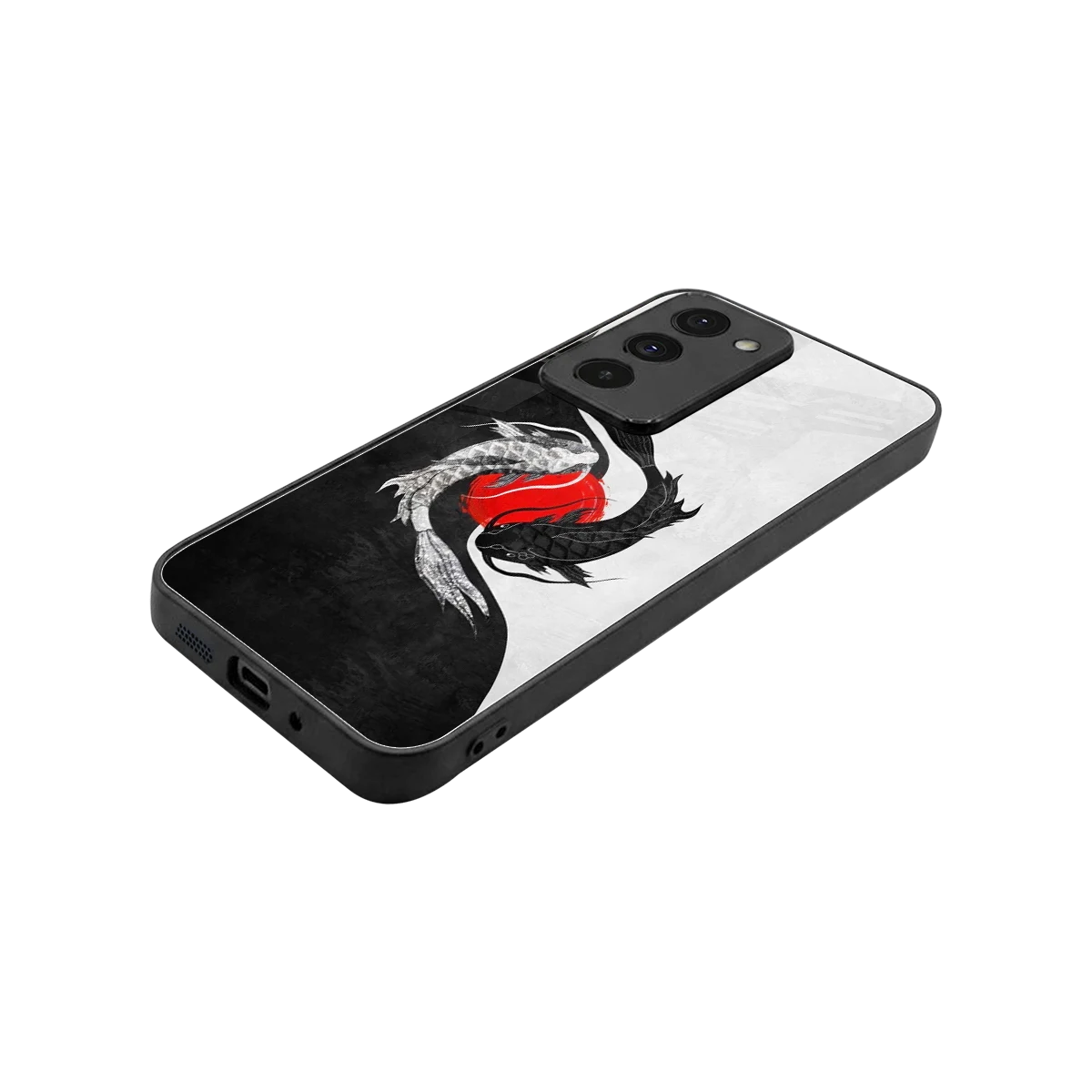 Balanced Swim stylish phone case for redmi 15 5g | glossy glass and slim fit