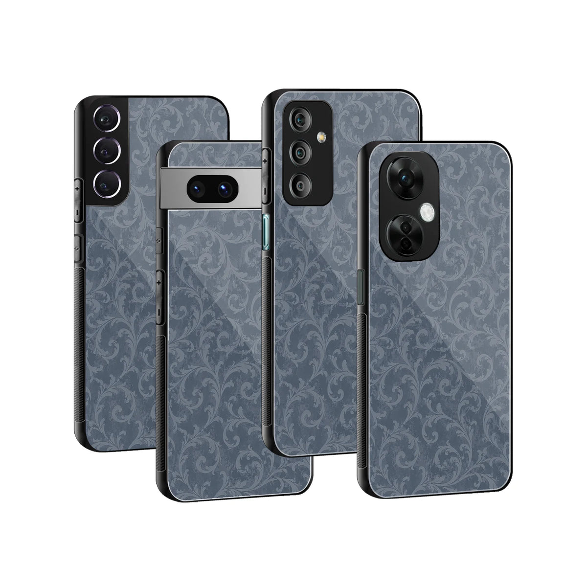Stylish Glass Back Case for All Smartphones iPhone, Samsung, OnePlus, Pixel, Redmi, Oppo, Vivo, Motorola
