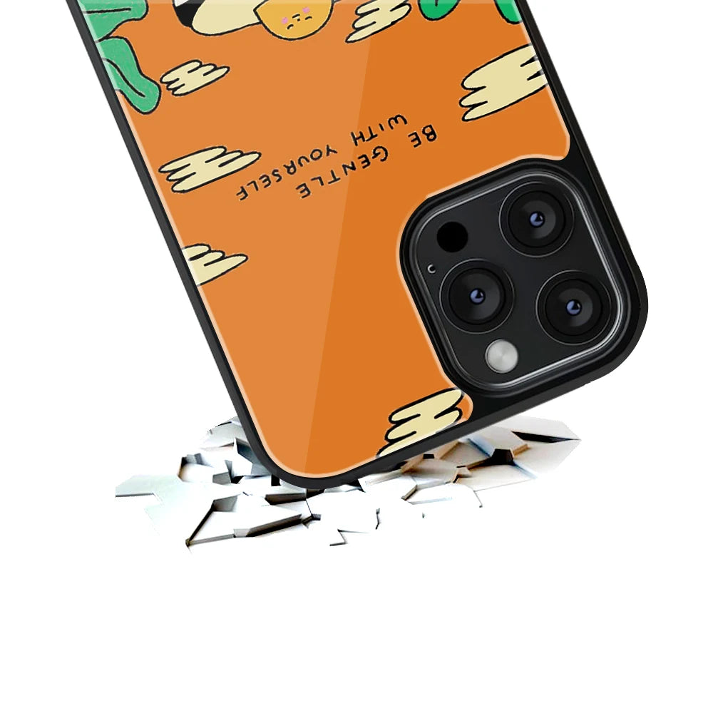 Durable Glass Back Mobile Case for iPhone, Samsung, OnePlus, Google Pixel, Redmi, Vivo, Oppo