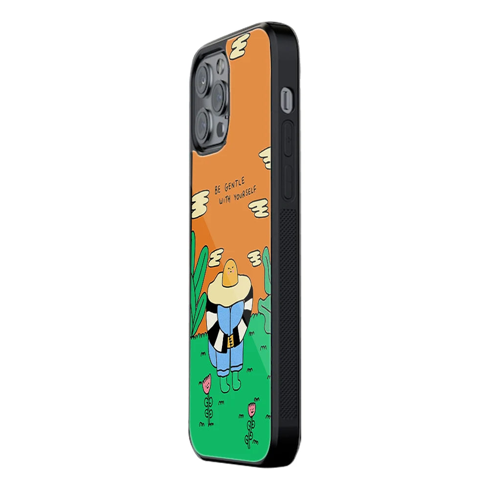 Trendy Glass Back Mobile Case for iPhone, Samsung, Redmi, OnePlus, Google Pixel, Motorola