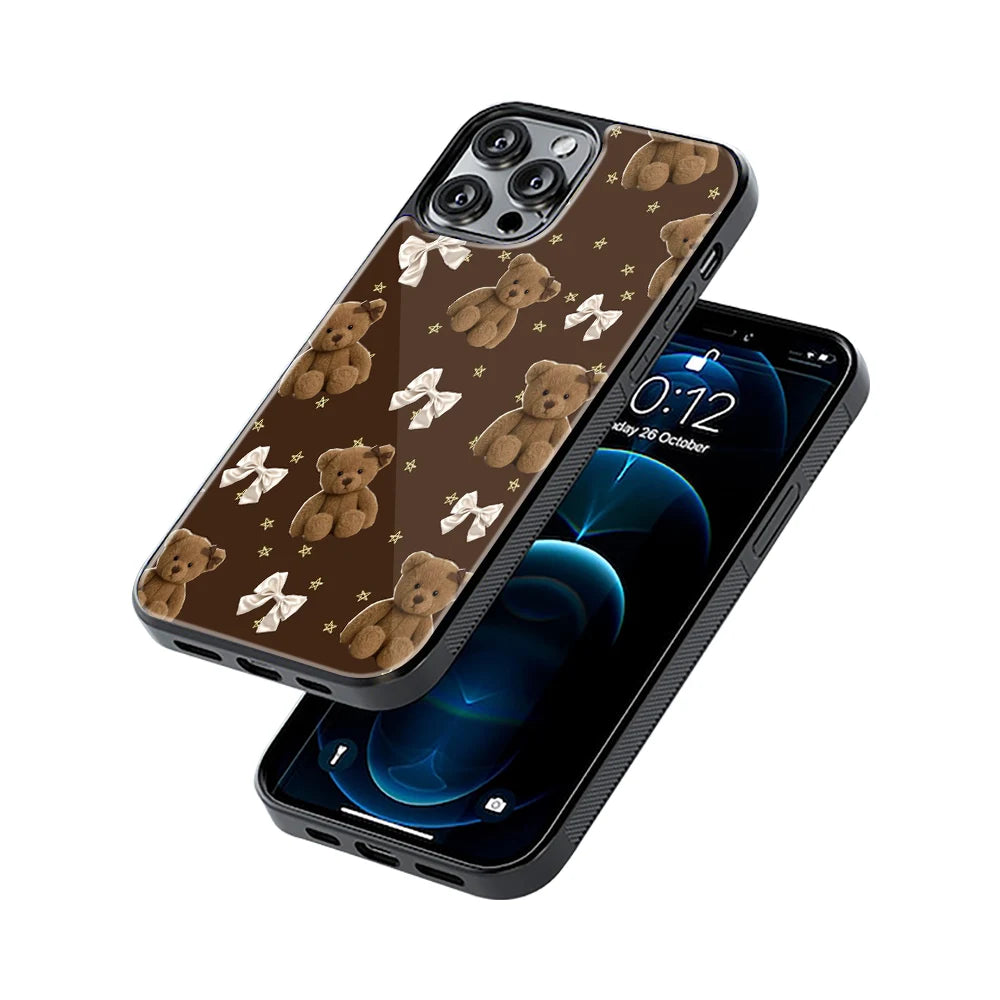 Protective Glass Back Phone Case Compatible with iPhone, Samsung, OnePlus, Pixel & More