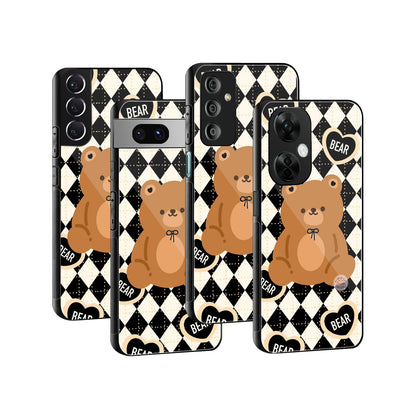 Stylish Glass Back Case for All Smartphones iPhone, Samsung, OnePlus, Pixel, Redmi, Oppo, Vivo, Motorola
