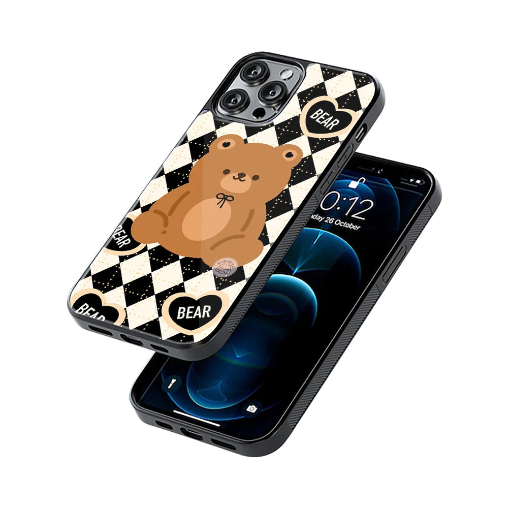 Protective Glass Back Phone Case Compatible with iPhone, Samsung, OnePlus, Pixel & More