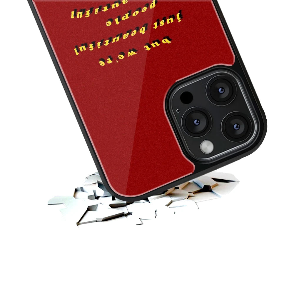 Durable Glass Back Mobile Case for iPhone, Samsung, OnePlus, Google Pixel, Redmi, Vivo, Oppo