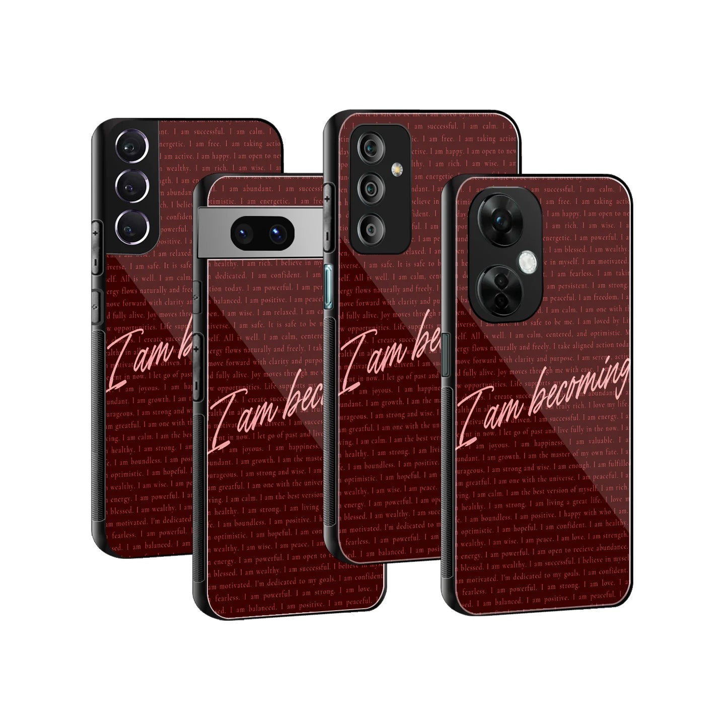 Stylish Glass Back Case for All Smartphones iPhone, Samsung, OnePlus, Pixel, Redmi, Oppo, Vivo, Motorola