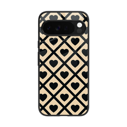 Beige Affection back phone cover | glass case for google pixel 10 pro xl