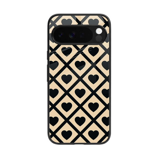 Beige Affection back phone cover | glass case for google pixel 10 pro xl