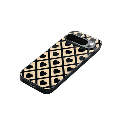 Beige Affection stylish phone case for google pixel 10 pro xl | glossy glass and slim fit