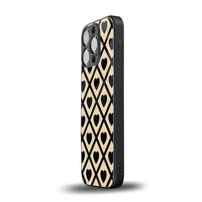 Beige Affection iphone 16 pro mobile cover | shockproof glass phone case