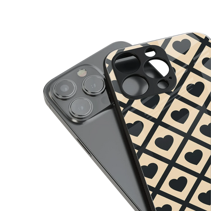 Beige Affection stylish phone case for iphone 13 pro | glossy glass and slim fit