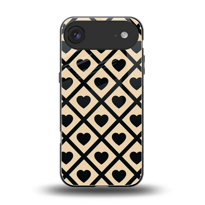 Beige Affection back phone cover | glass case for iphone air