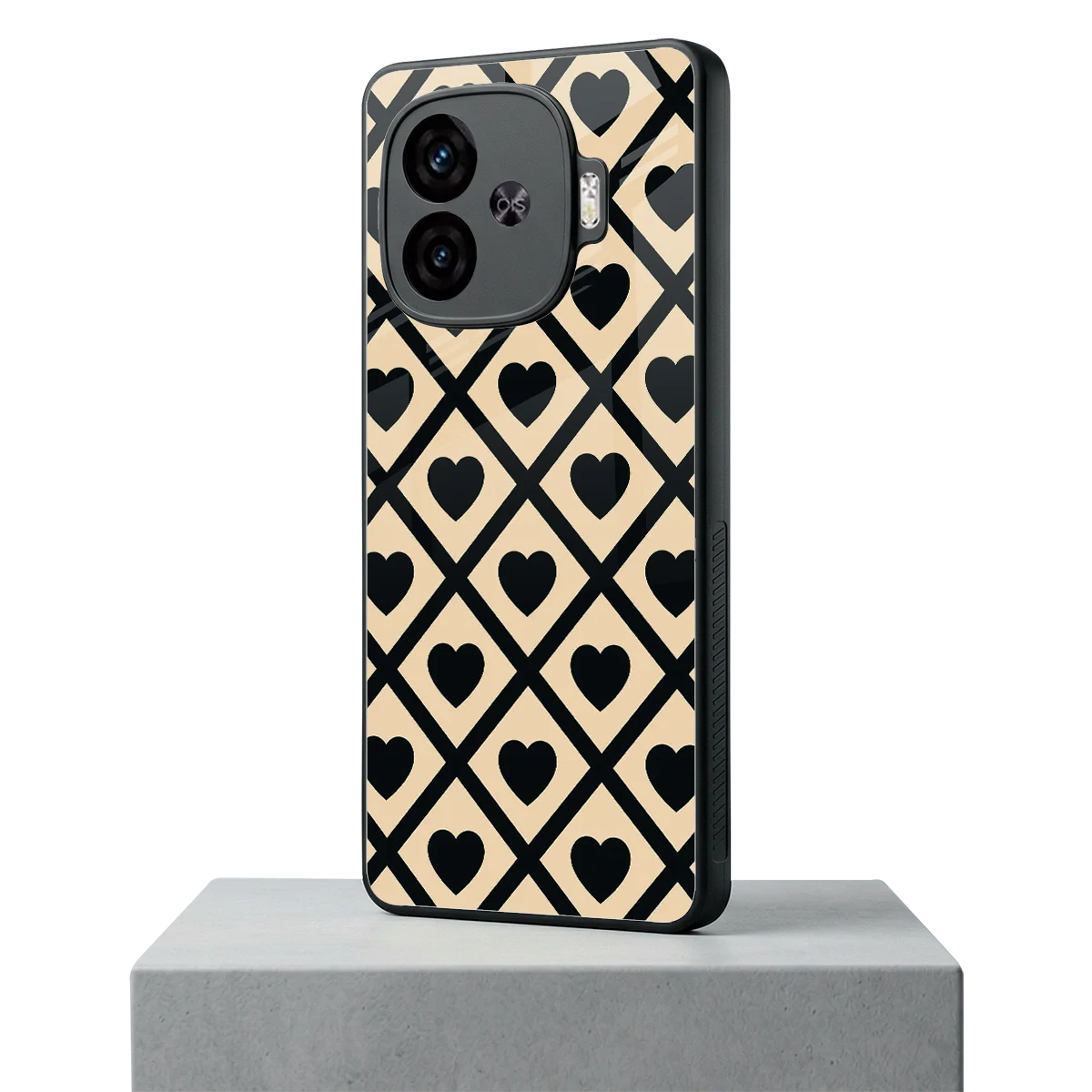 Beige Affection iqoo neo 10r 5g mobile cover | shockproof glass phone case