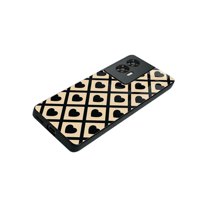 Beige Affection stylish phone case for motorola edge 50 fusion | glossy glass and slim fit