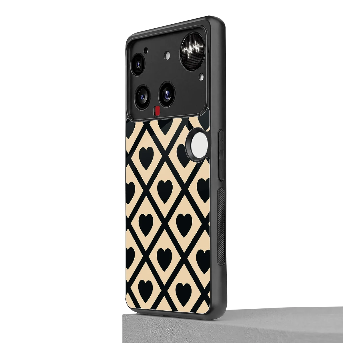 Beige Affection nothing phone 3 mobile cover | shockproof glass phone case