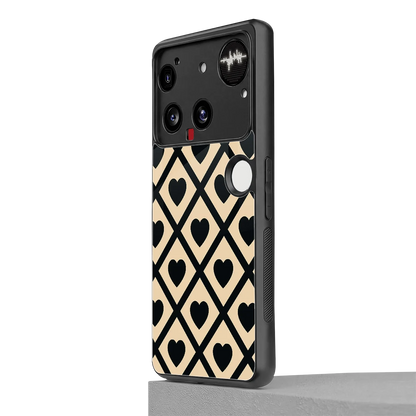 Beige Affection nothing phone 3 mobile cover | shockproof glass phone case
