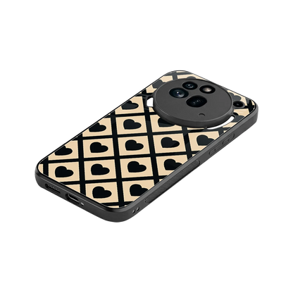Beige Affection stylish phone case for nothing phone 3a pro | glossy glass and slim fit