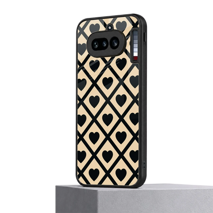 Beige Affection nothing phone 4a mobile cover | shockproof glass phone case