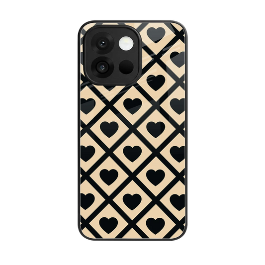 Beige Affection back phone cover | glass case for oneplus 13s
