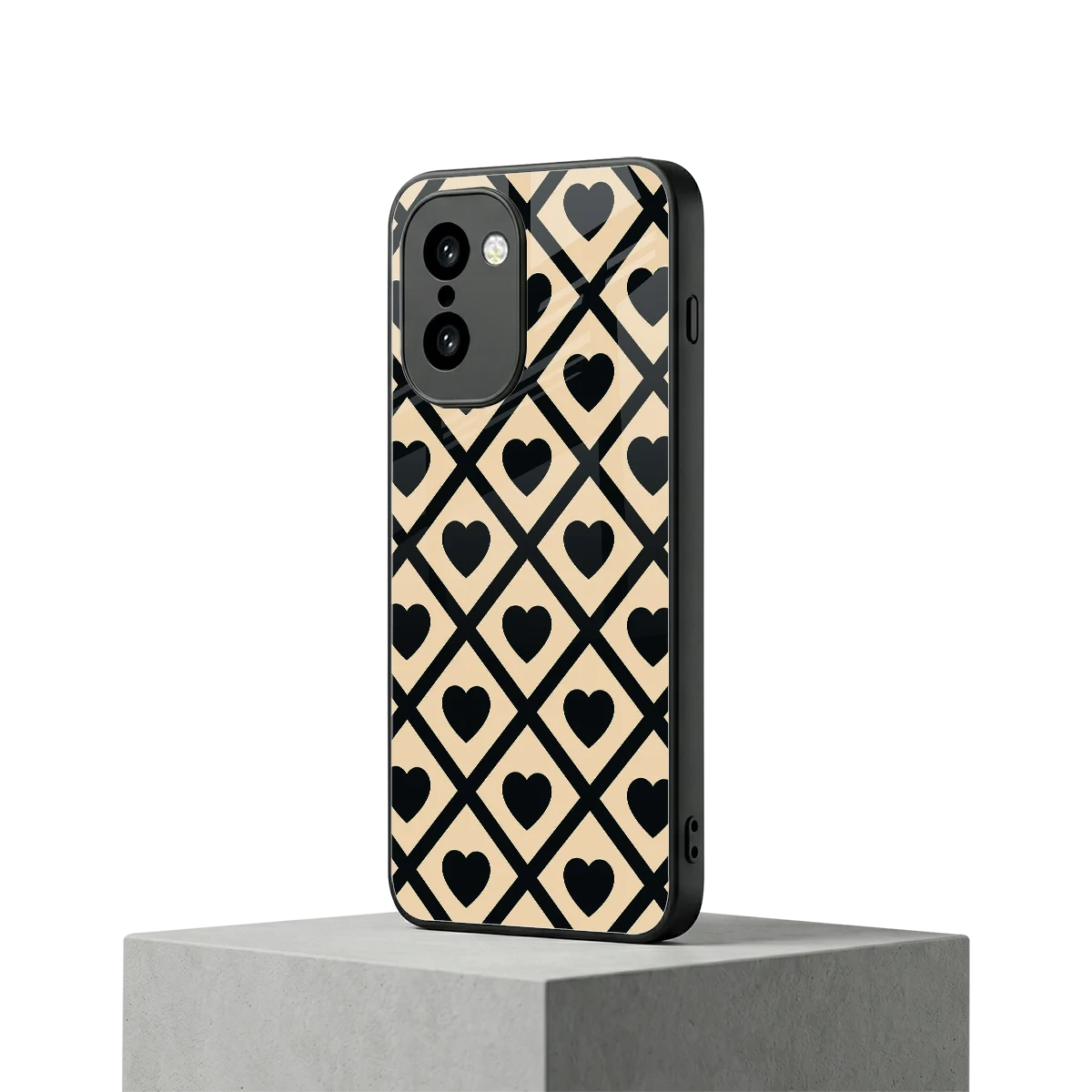Beige Affection oneplus 15r mobile cover | shockproof glass phone case