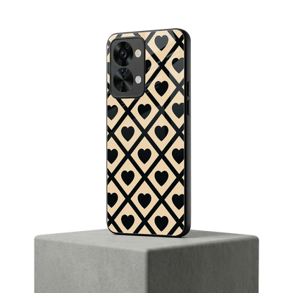 Beige Affection oneplus nord 2t mobile cover | shockproof glass phone case