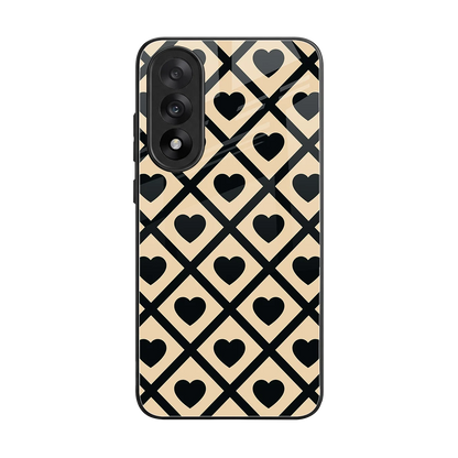 Beige Affection back phone cover | glass case for oneplus nord 5