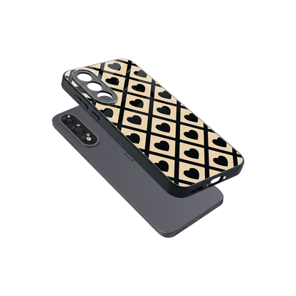 Beige Affection sleek oneplus nord 5 cover with tempered glass back and TPU edges