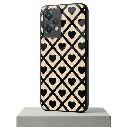 Beige Affection oneplus nord ce 2 lite mobile cover | shockproof glass phone case