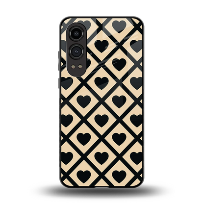 Beige Affection back phone cover | glass case for oneplus nord ce 4 lite