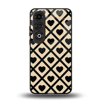 Beige Affection back phone cover | glass case for oneplus nord ce 4