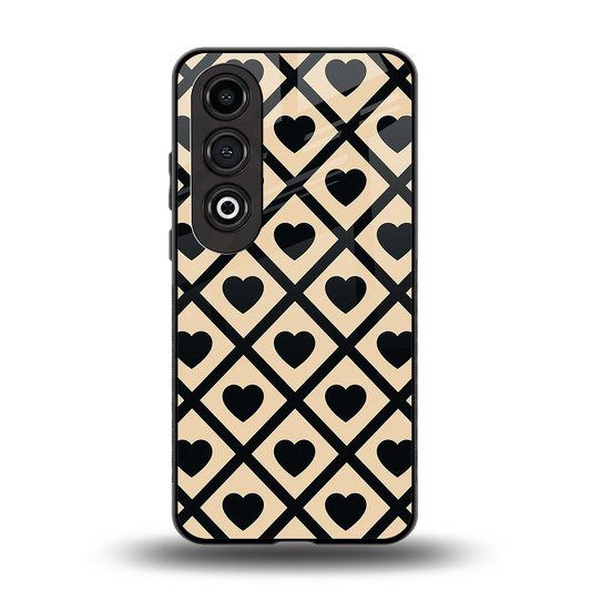 Beige Affection back phone cover | glass case for oneplus nord ce 4