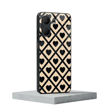 Beige Affection oppo a5x 5g mobile cover | shockproof glass phone case