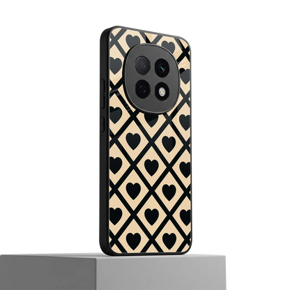 Beige Affection oppo f29 pro 5g mobile cover | shockproof glass phone case