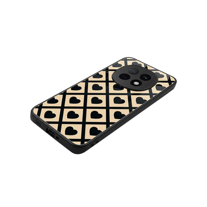 Beige Affection stylish phone case for oppo f29 pro 5g | glossy glass and slim fit