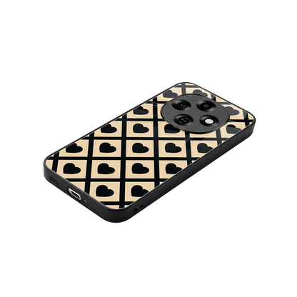 Beige Affection stylish phone case for oppo f31 pro 5g | glossy glass and slim fit