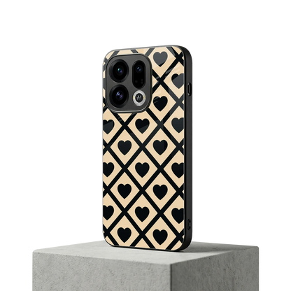 Beige Affection oppo find x9 mobile cover | shockproof glass phone case