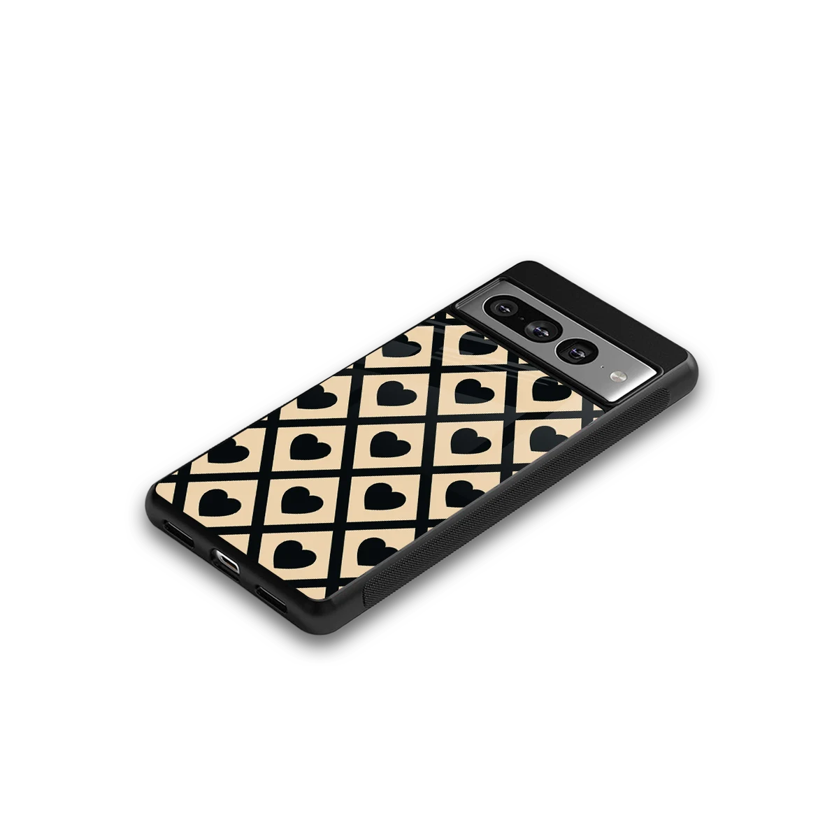 Beige Affection google pixel 7 pro mobile cover | shockproof glass phone case