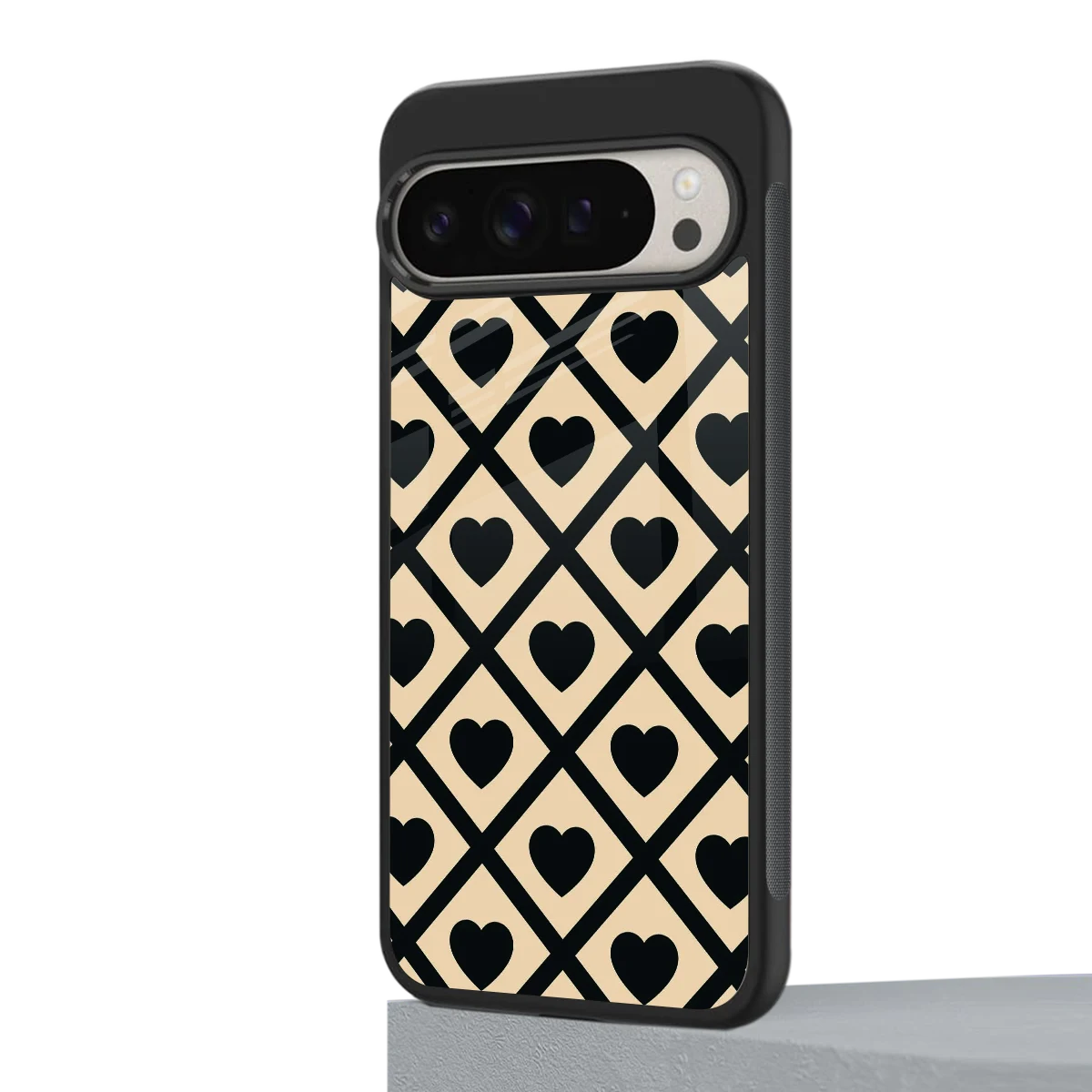 Beige Affection google pixel 9 pro xl mobile cover | shockproof glass phone case