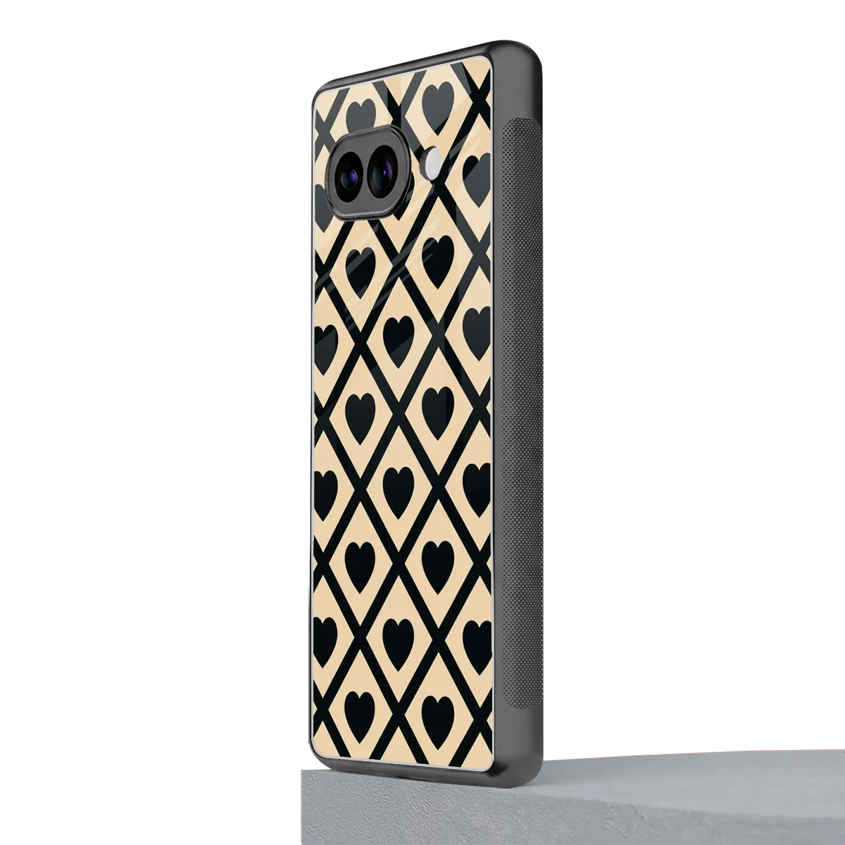 Beige Affection google pixel 10a mobile cover | shockproof glass phone case