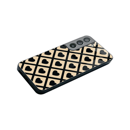 Beige Affection stylish phone case for samsung galaxy s22 | glossy glass and slim fit